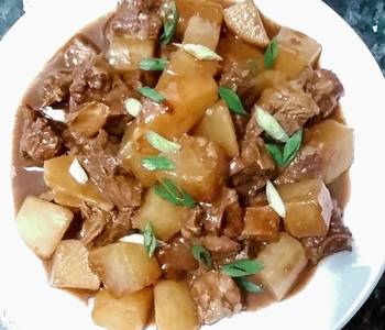 Fresh, Serving Recipe Cantonese beef brisket in chu how sauce Delicious Perfect