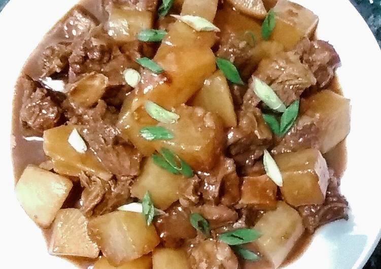 Recipe of Favorite Cantonese beef brisket in chu how sauce