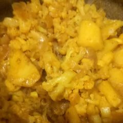 Gobi aloo A picture of Gobi aloo.