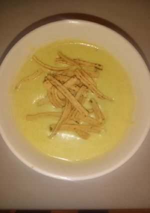 Una foto de Crema de calabaza