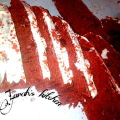 A picture of Red velvet cake.