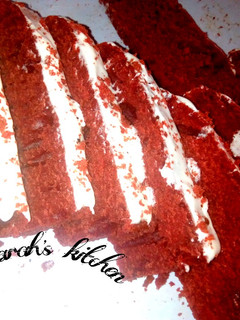 A picture of Red velvet cake.