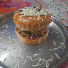 A picture of #wd #Veg. burger.