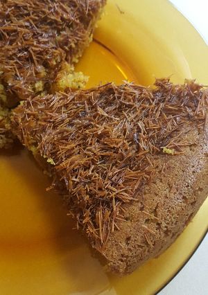 صورة لوصفة كيك الشعيرية