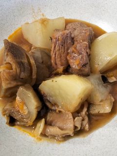 Una foto de Ternera guisada con alcachofas con Thermomix