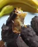 Palito Helado de Banana con Baño de Dulce de Leche, Cereales y Chocolate
