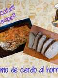 Lomo de cerdo al horno