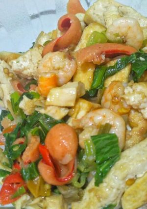 Foto resep Tumis Tahu kuah Udang