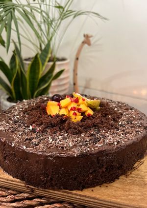 عکسی از دستور موس کیک شکلاتی