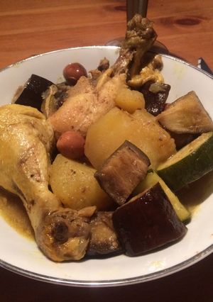 Une photo de Pilons de poulet aux olives façon tajine