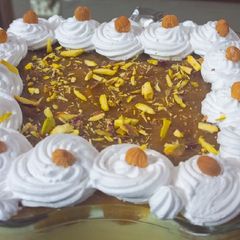 A picture of Khubani Ka Meetha (Apricot Trifle).
