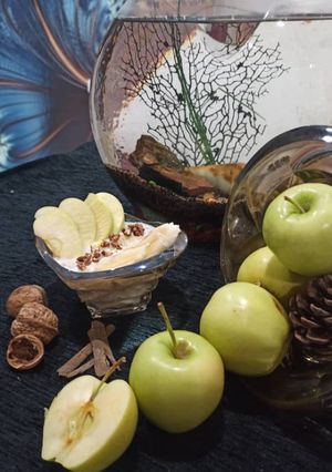 عکسی از دستور صبحانه رژیمی اوتمیل سیب و موز
