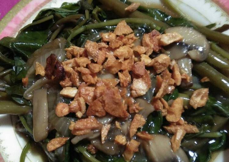Resep Kangkung siram crispy, Sempurna