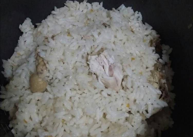 Cara Gampang Membuat Nasi Hainan Hainam Ayam Presto 10 menit Anti Gagal