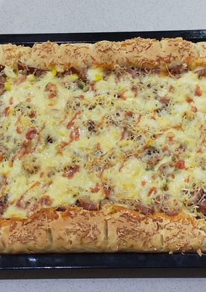 Foto resep Cheesy Pizza