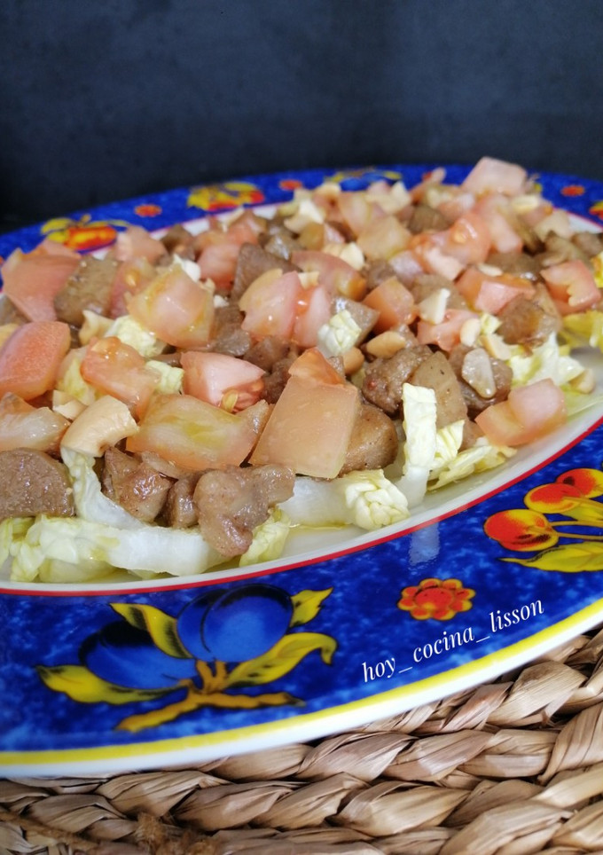 Una foto de Ensalada de berenjena