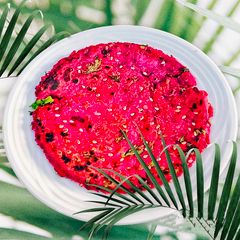 Sesemy Beetroot Thepla A picture of Sesemy Beetroot Thepla.