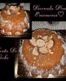 Torta De Leche C/Pasas negras...DECORADA PARA ENAMORAR♡