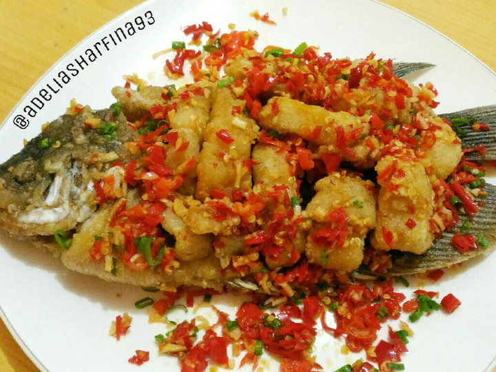 Langkah Mudah untuk Menyiapkan Fillet gurami crispy tabur sambal yang Enak Banget