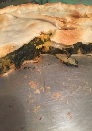 Una foto de Tarta de acelga - vegana