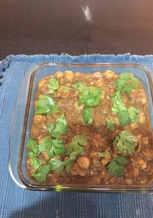 A picture of CHANA Masala.