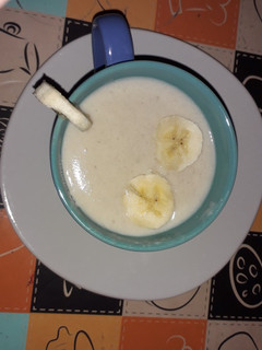 Una foto de Atole de plátano