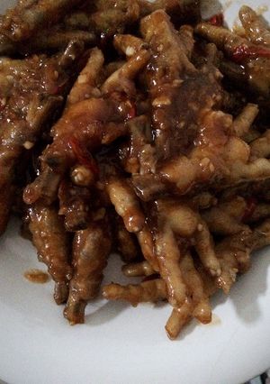 Foto resep Ceker Ayam Saos Tiram Pedas