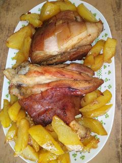 Sült csülök recept fotója
