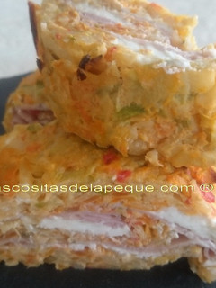 Una foto de Pastel de verduras ligero