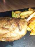 Confit de pato con patatas confitadas en su grasa