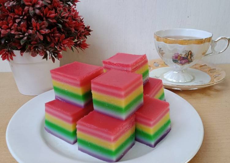 Resep Kue Lapis Pepe Tepung Beras yang Enak