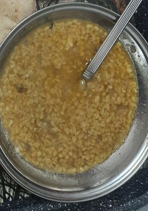 صورة لوصفة شوربة الفريك 🥰