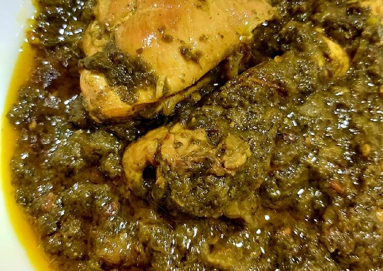 Simple Way to Prepare Quick Palak Ghosht (spinach chicken)