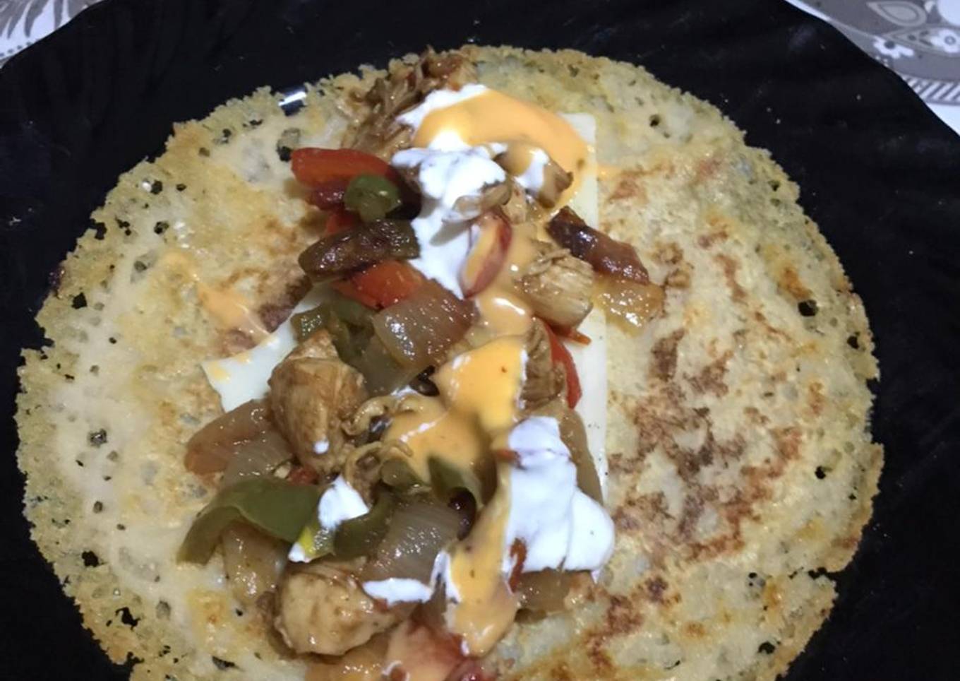 Fajitas o rapiditas de lentejas turcas