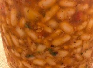 Una foto de Porotos al escabeche