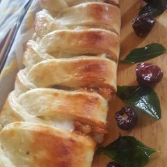 A picture of Mince cheese bread #ramadankitayari #fastfood.