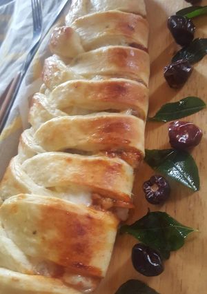 A picture of Mince cheese bread #ramadankitayari #fastfood.