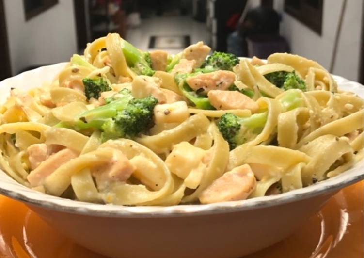 Resep Fettuccine ala-ala Anti Gagal