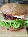 Pork Flaxseed Burger Keto
