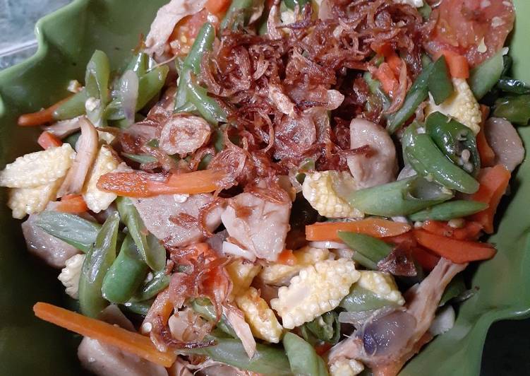 Tumis Buncis Putren / janggel / jagung muda