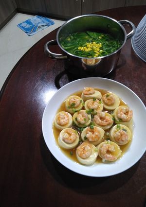 Foto resep Udang tofu kukus