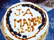 Une photo de génoise façon tarte