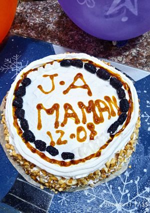 Une photo de Tarte aux mûres violettes