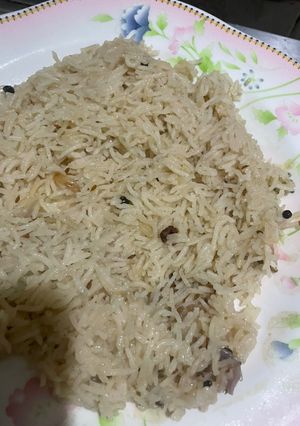 A picture of Cumin rice(zeera).