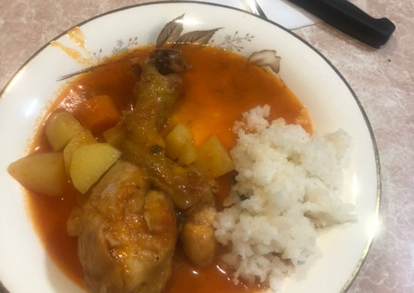 Pollo a la naranja