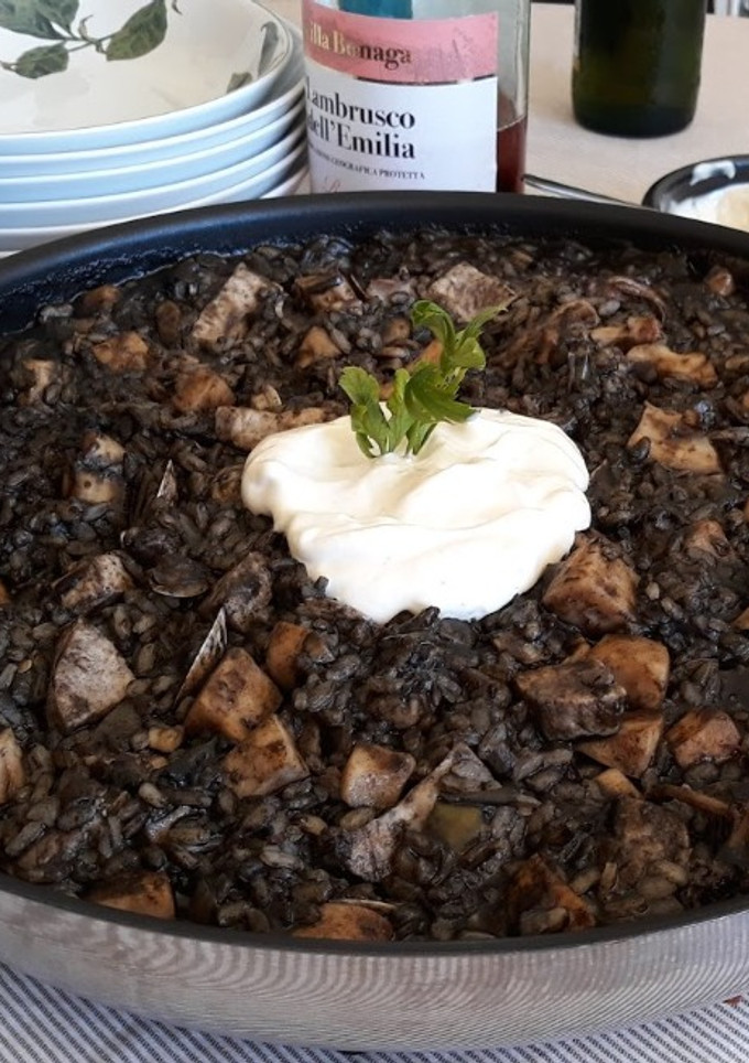 Una foto de Arroz negro