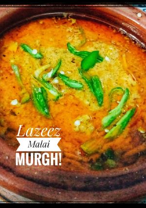 A picture of Lazeez Creamy Malai Murgh!.