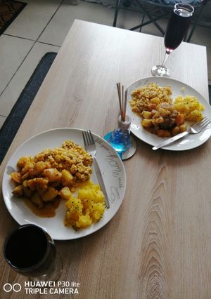 A picture of Corn Cheese savoury Rice.