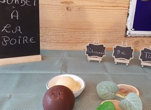 Une photo de Sorbet à la poire sans sorbetière