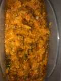 Raw mango and onion sweet chutney